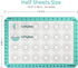 U-Taste 446ºF Heat Resistant Macaron Silicone Baking Mat, Non Stick Reusable Cookies Pastry Sheet Liner with Edge Enhancement Circle Measurement (...